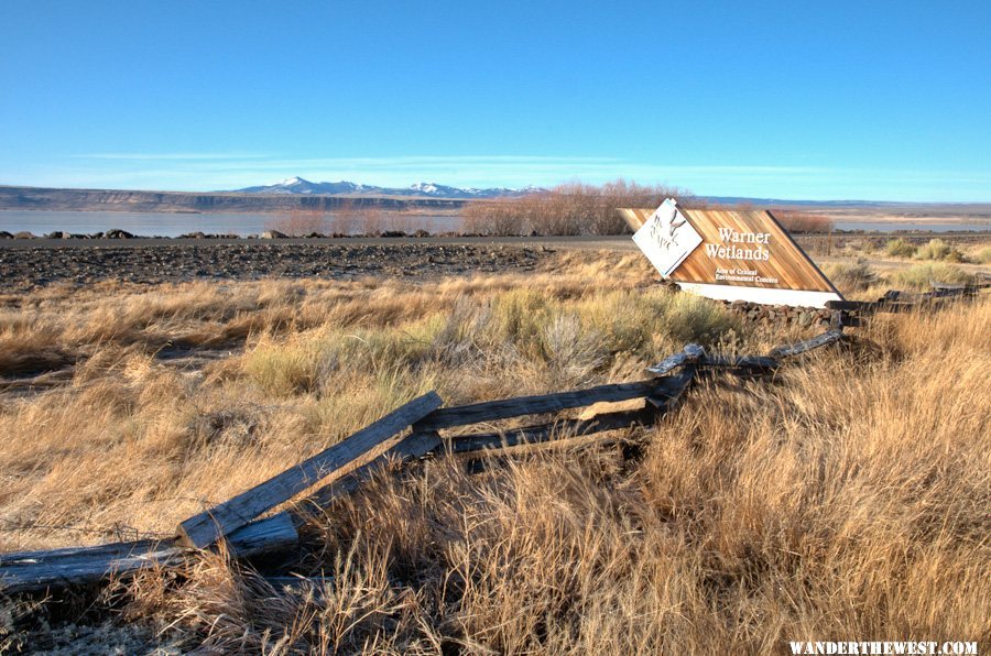 Warner Wetlands at Base of Hart Mt. Refuge