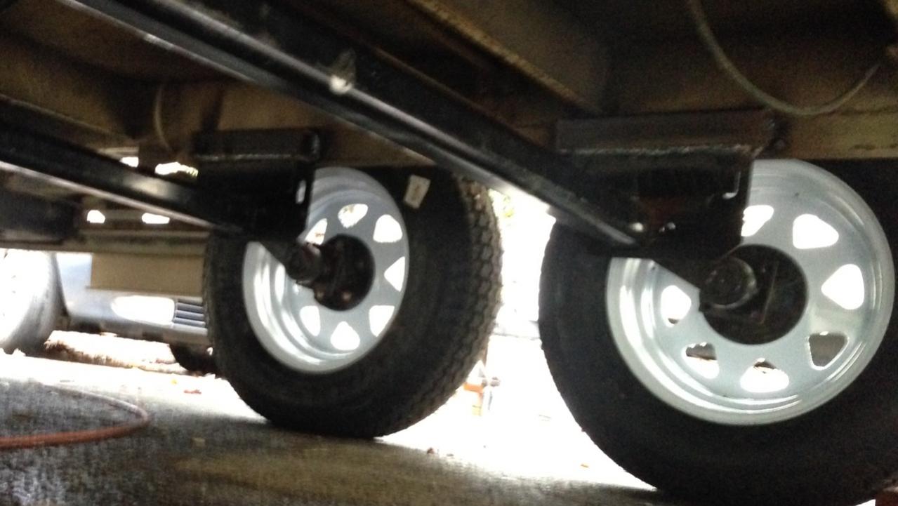 welded on axles