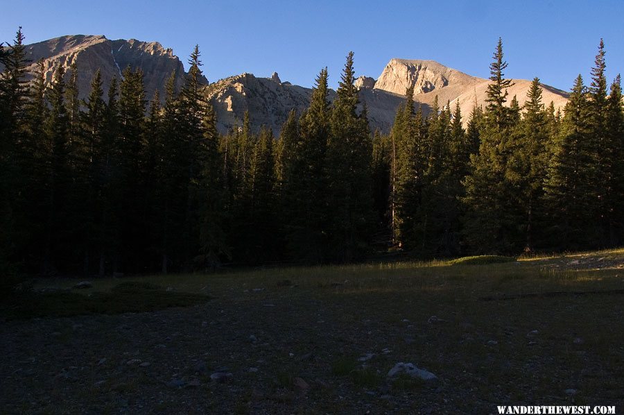 Wheeler Peak in Evening Light