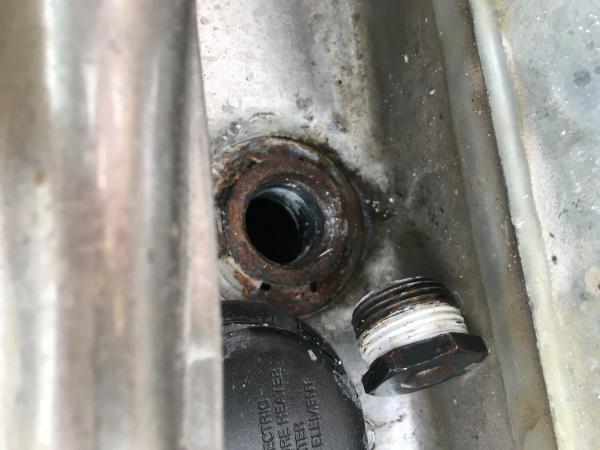 Where did the anode rod go?