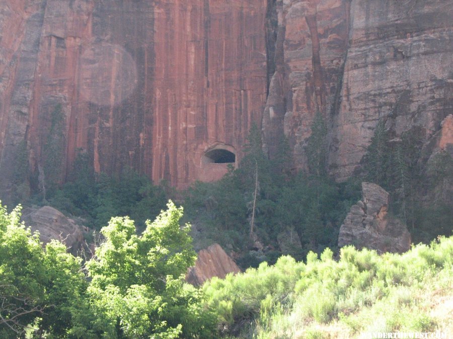 Window in Zion Tunnel