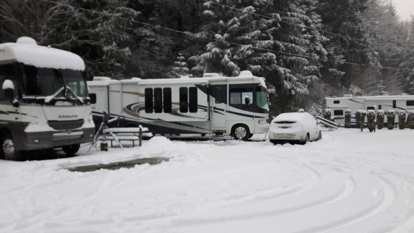 Winter camping