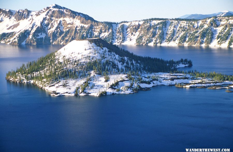 Wizard Island in Early Spring