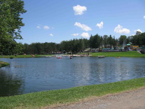 Yogi Bear campground in North Java N.Y. Another picture of the man made lake.