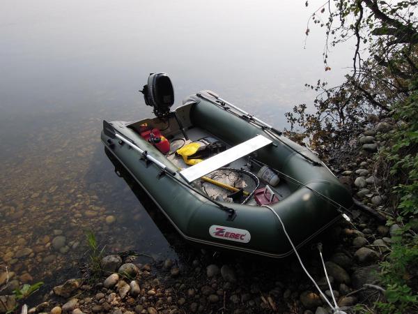 Zebec boat hidden inside trailer